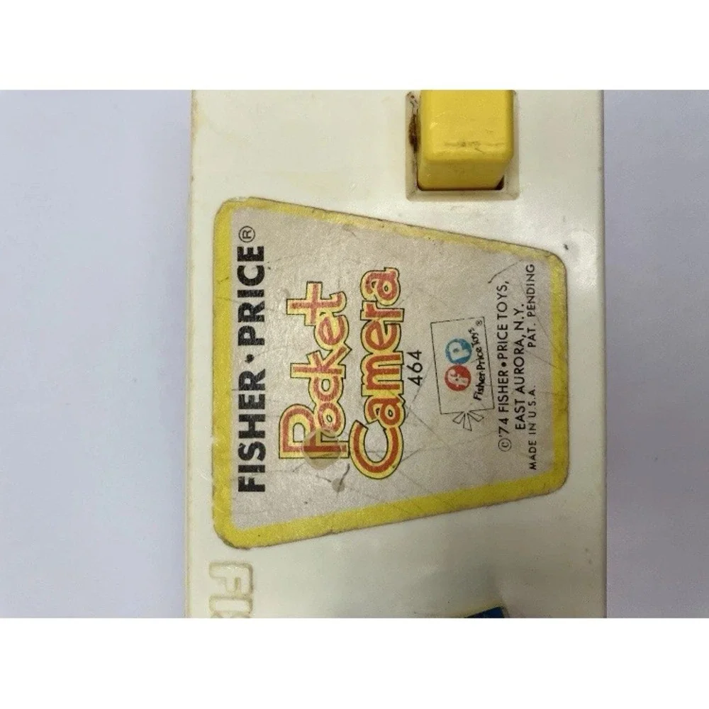Vintage 1974 Fisher Price Toy Pocket Camera #464 - A Trip to the Zoo - Works!